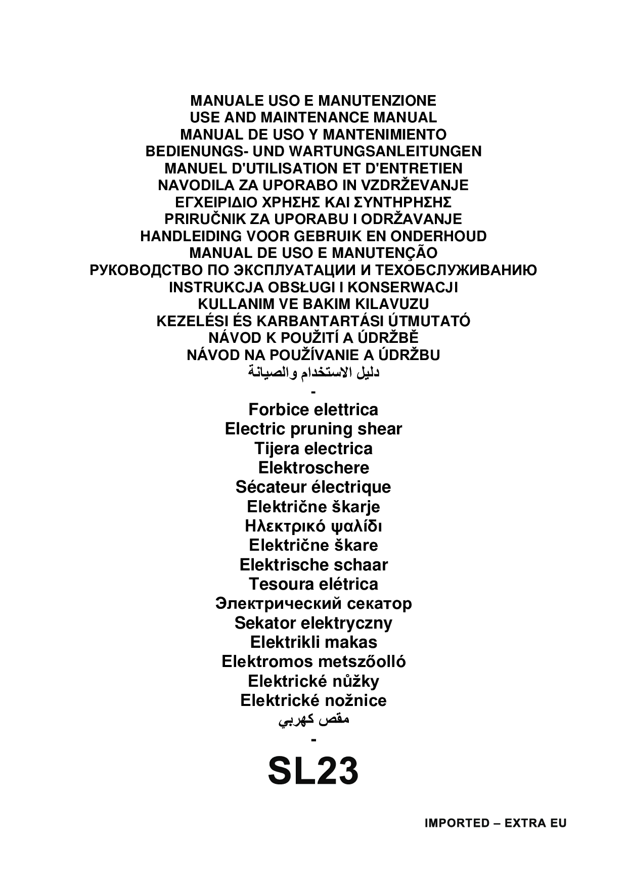 0310.0410_Manuale U.M. Forbice elettrica SL23